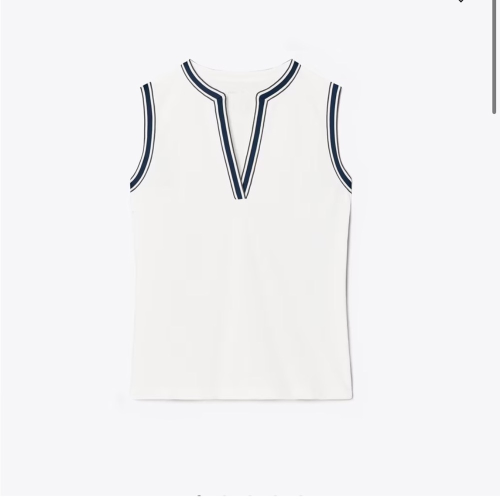TECH PIQUÉ TUNIC TANK Tory Burch